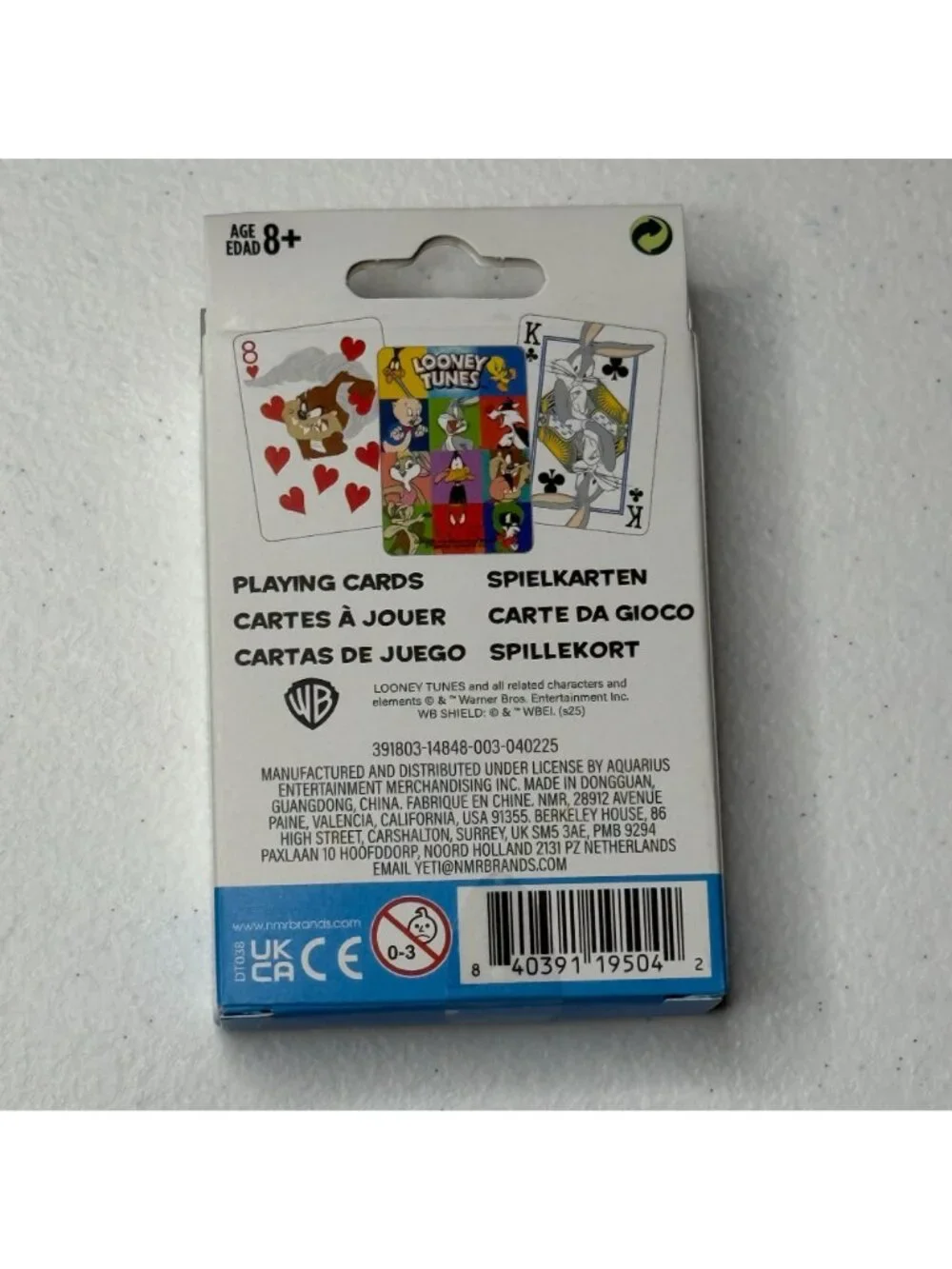 Looney Tunes Playing Cards Deck – Bugs Bunny, Daffy Duck, Taz, Tweety – New